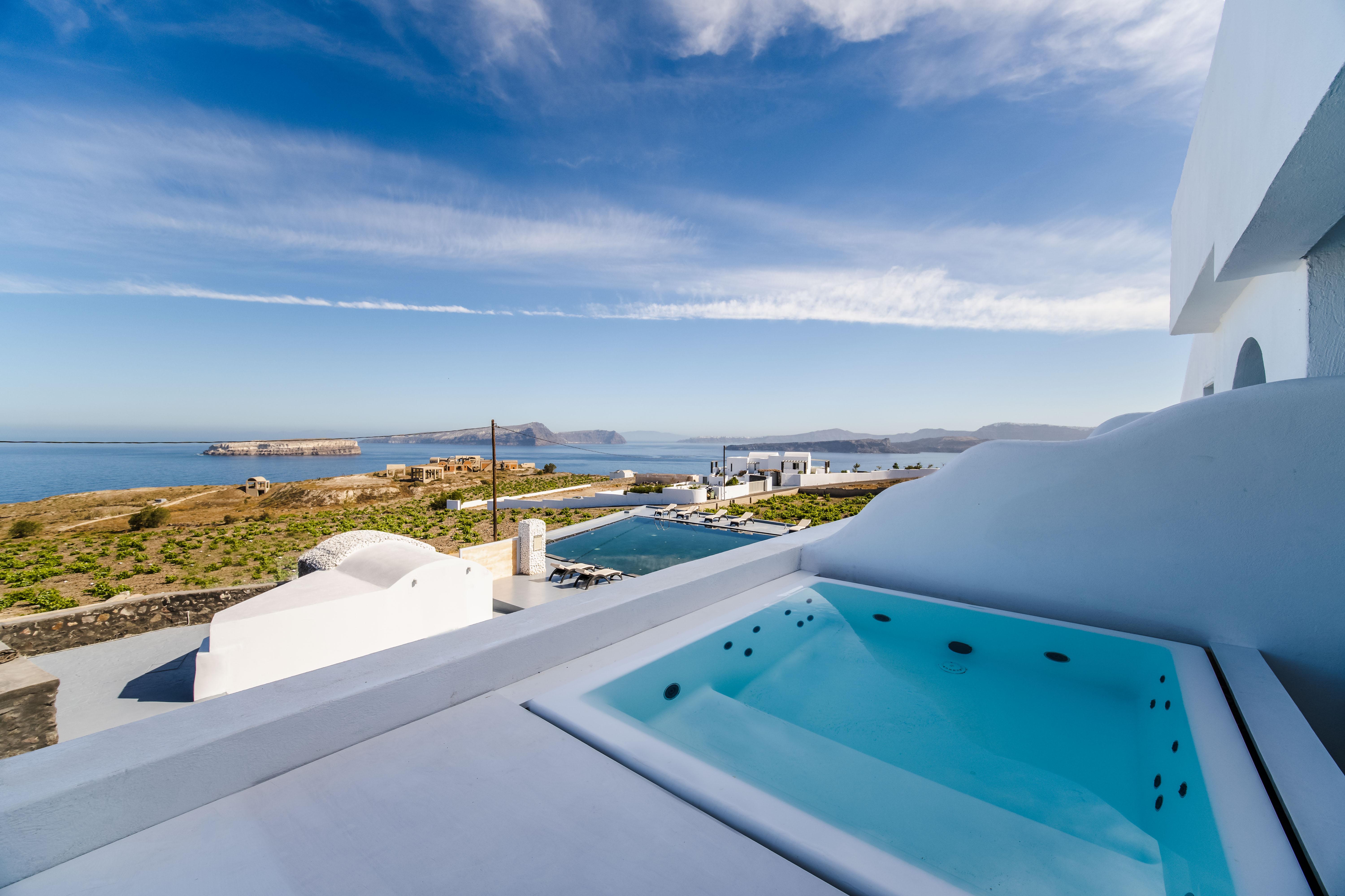 Serenita Luxury Suites Akrotírion Buitenkant foto
